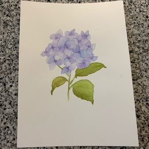 Hydrangea Painting